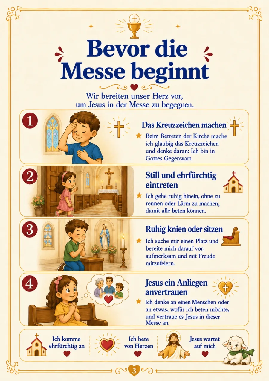 Seite aus dem Büchlein „Ich feiere die Messe mit“ – Bild 2