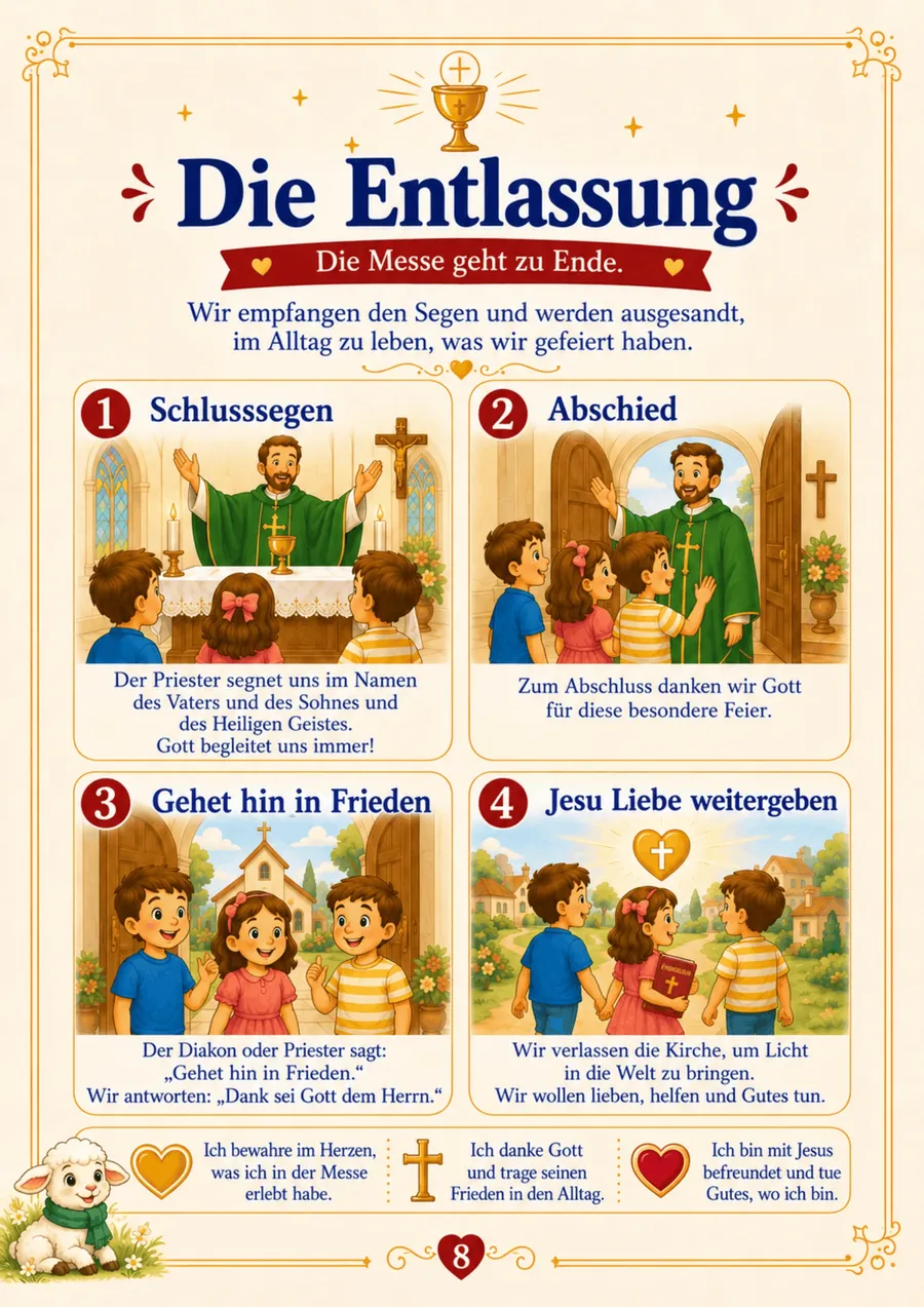 Seite aus dem Büchlein „Ich feiere die Messe mit“ – Bild 5